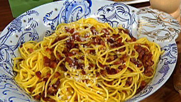 THE Dish: Marc Murphy's Spaghetti alla Carbonara - CBS News