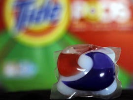 laundry detergent packets, tide