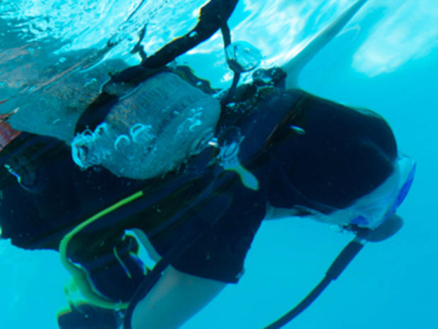 Scuba Diver Training in Pool 
