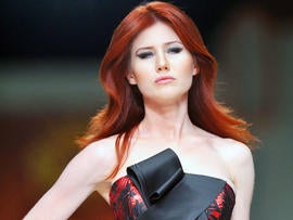 Russian ex-spy Anna Chapman hits Turkish runway
