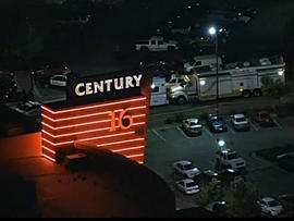 A shooting at a movie theater in Aurora, Colo., left at least 14 people dead and around 50 more wounded, July 20, 2012.