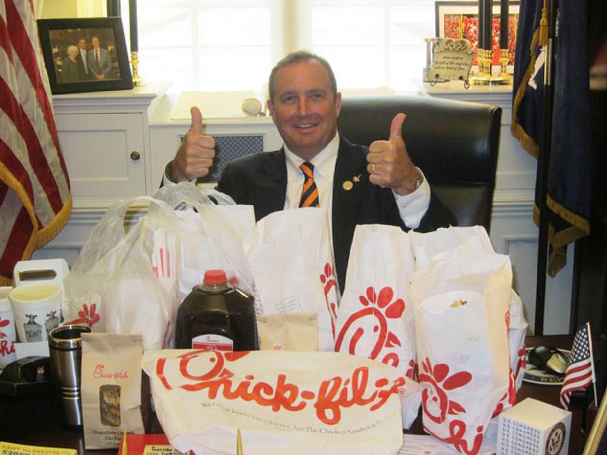 Politicians flock to ChickfilA Photo 7 Pictures CBS News
