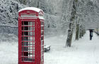 A telephone booth is seen on Feb. 8, 2007, in Cambridge, England. 