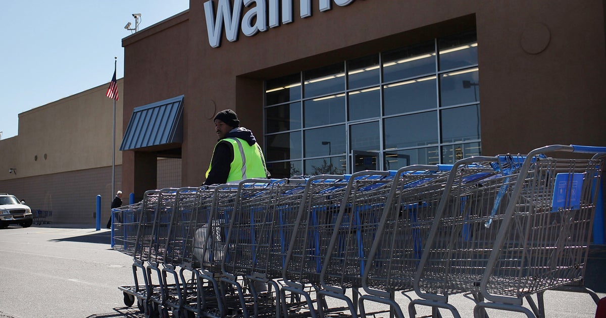 Walmart sued over temp workers hours CBS News