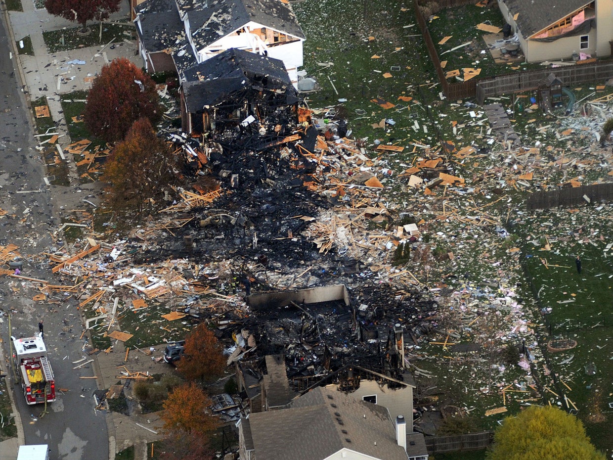 Explosion destroys homes in Indiana CBS News