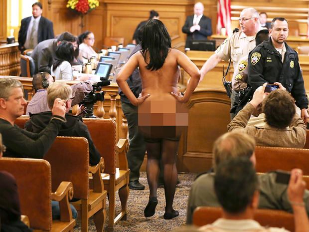 Protesters Strip Over Sf Nudity Ban Photo 7 Cbs News 
