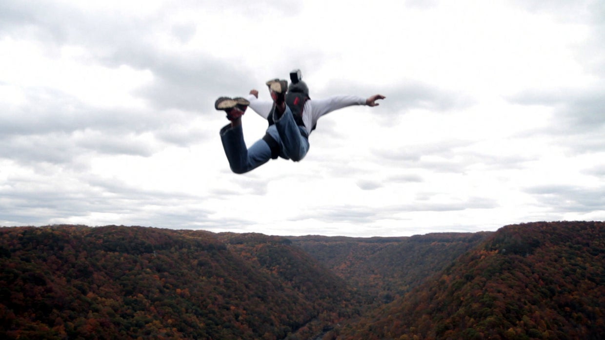 BASE jumping leaps into mainstream CBS News