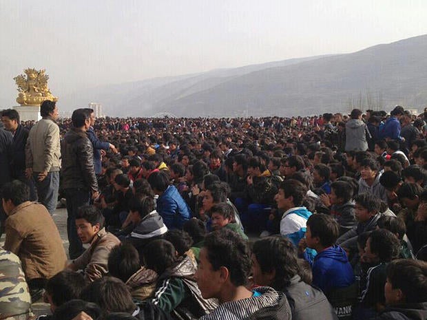 Pro-Tibet protest in Rebkong