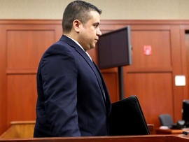 George Zimmerman arrives in court at the Seminole County courthouse for a hearing Dec. 11, 2012, in Sanford, Fla.