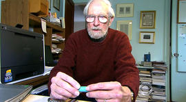 George Blomgren worked for the Eveready battery company for 40 years.