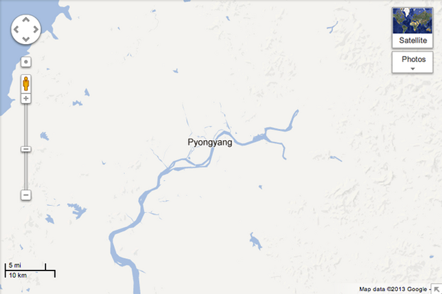 Google Adds Detail To Map Of North Korea Cbs News