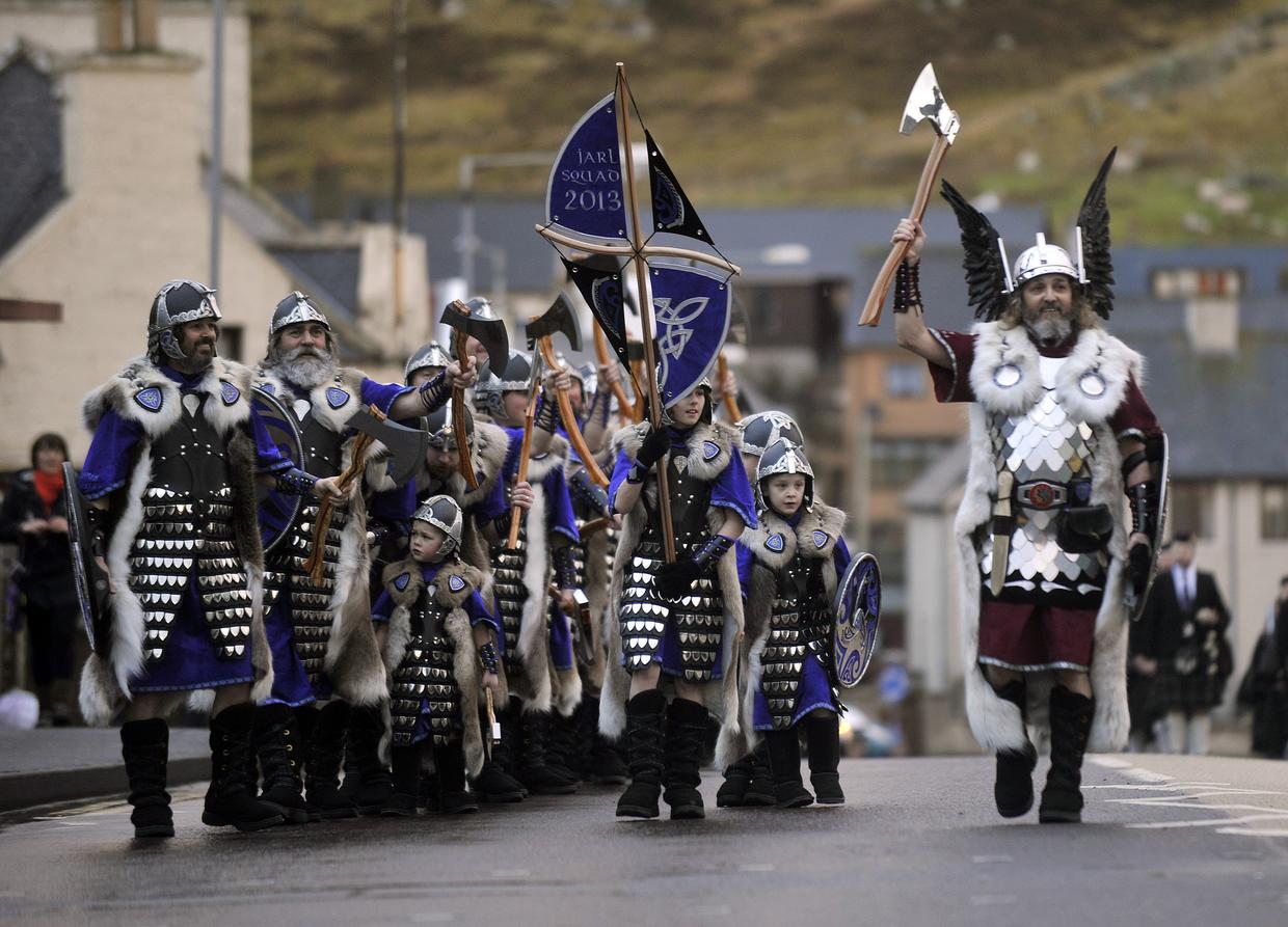 Viking Festival in the Shetland Islands Photo 11 CBS News