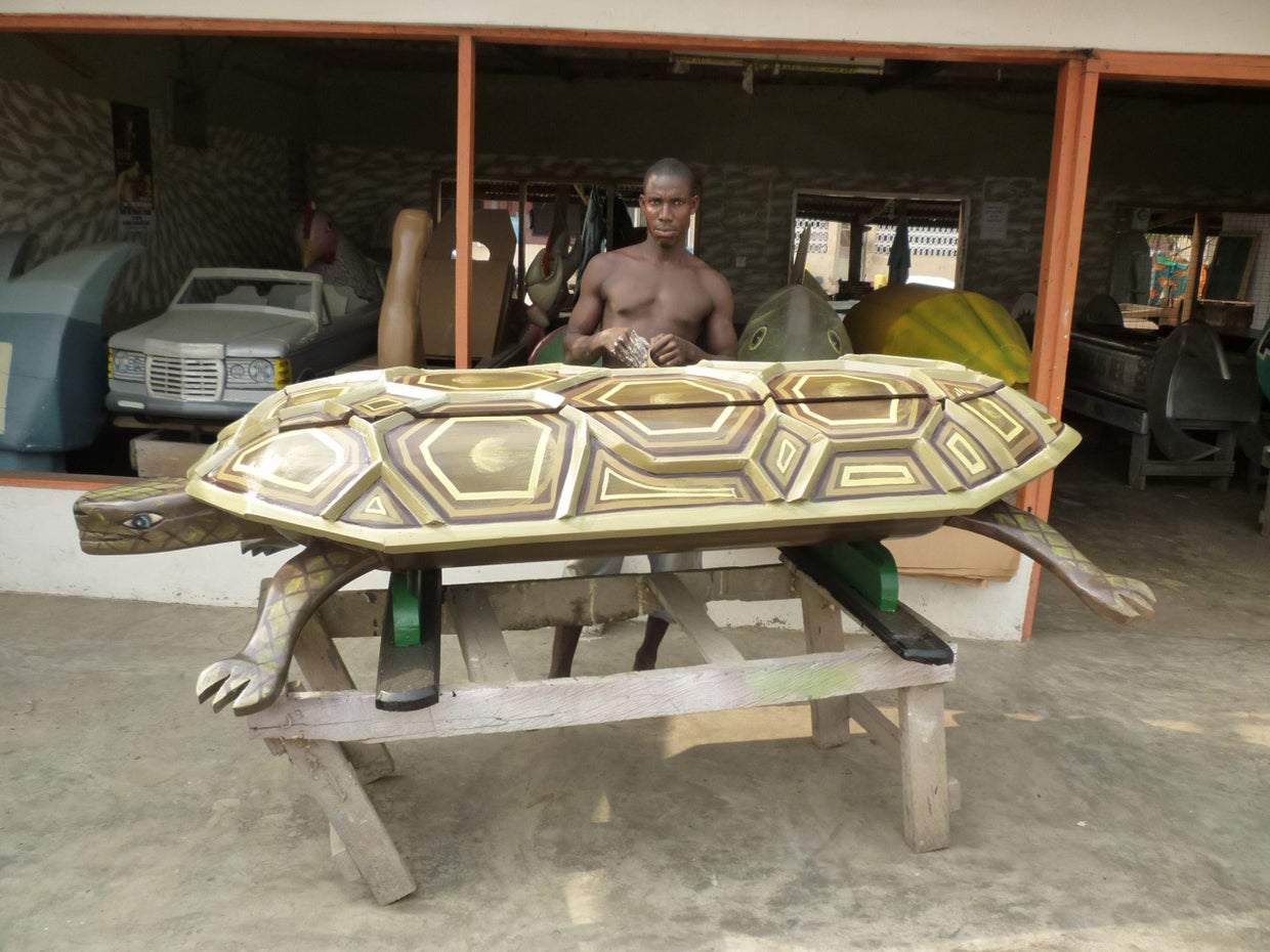 Artful caskets of Ghana CBS News