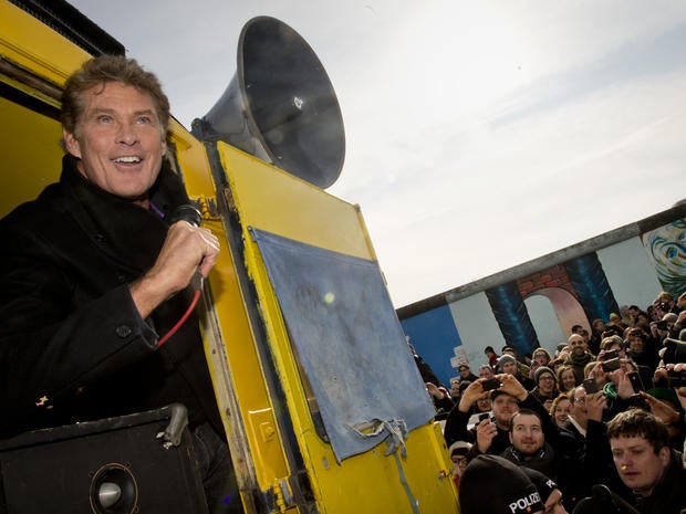 David Hasselhoff, berlin wall