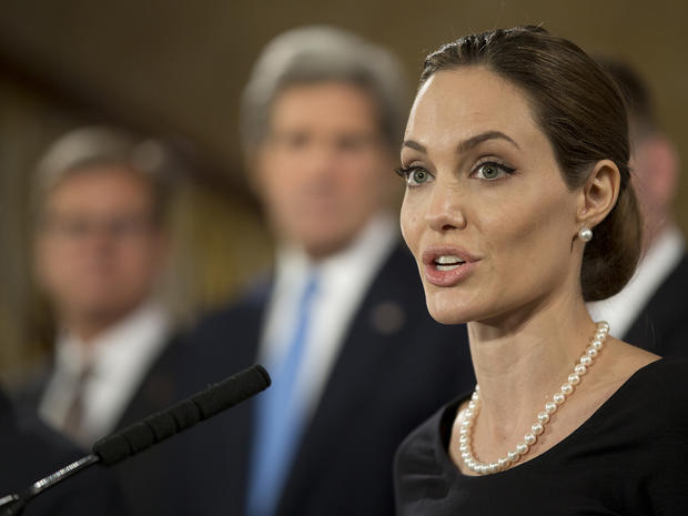 Angelina Jolies Humanitarian Work Cbs News 