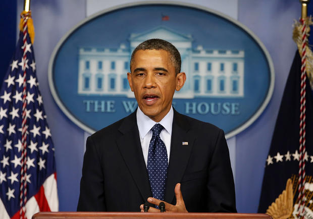 President Obama Makes Remarks On The Explosions At The Boston Marathon 