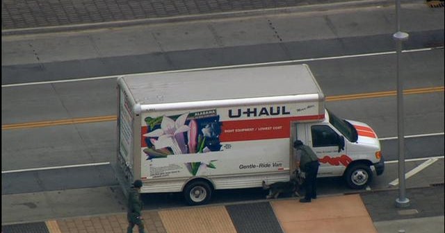 Police Search Of U Haul Truck Outside Okla City Building Turns Up Empty Report Says Cbs News