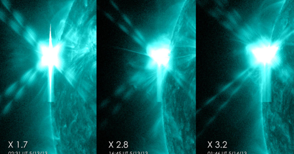 The Sun's Strongest Solar Flare This Year Captured In NASA Video - CBS News