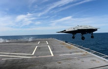 Jet-sized drone launched from Navy carrier