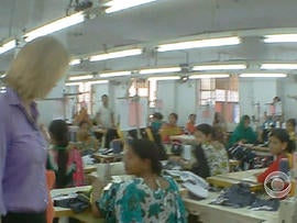 Holly Williams went undercover to investigate a factory in Bangladesh, finding unsafe conditions and child workers.