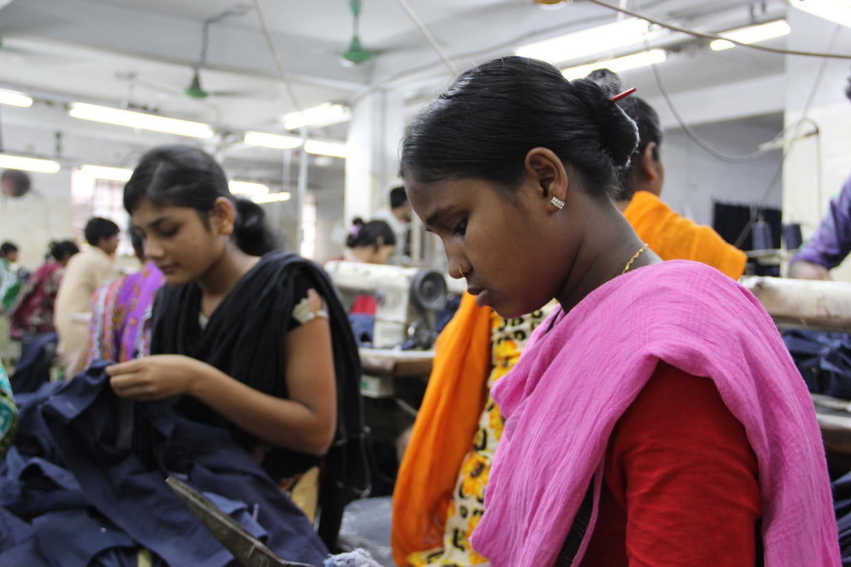 Inside a Bangladesh garment factory Photo 8 CBS News