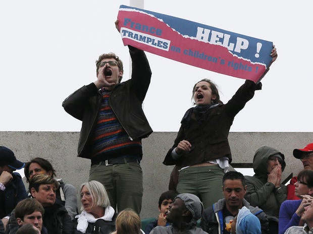 same-sex marriage, gay marriage, activists, protests, french open, paris