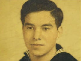 Paul Lopez manned anti-aircraft guns on the USS Maryland.