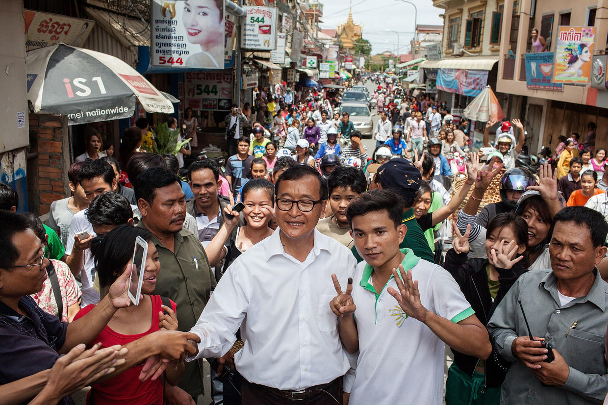 Tensions rise during Cambodian elections CBS News