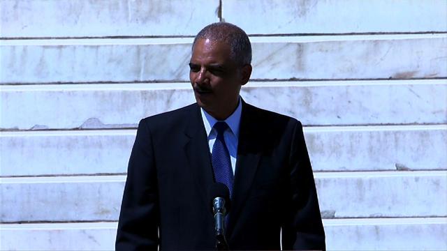 Holder credits civil rights movement with Obama's election 