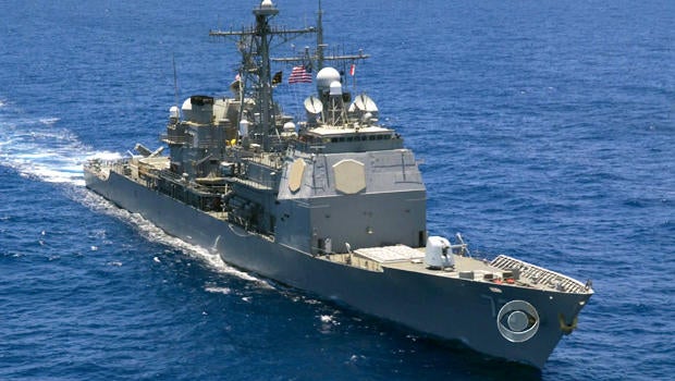 The U.S. has moved four destroyers, like the one above, into the eastern Mediterranean if and when the president orders an attack on Syria.