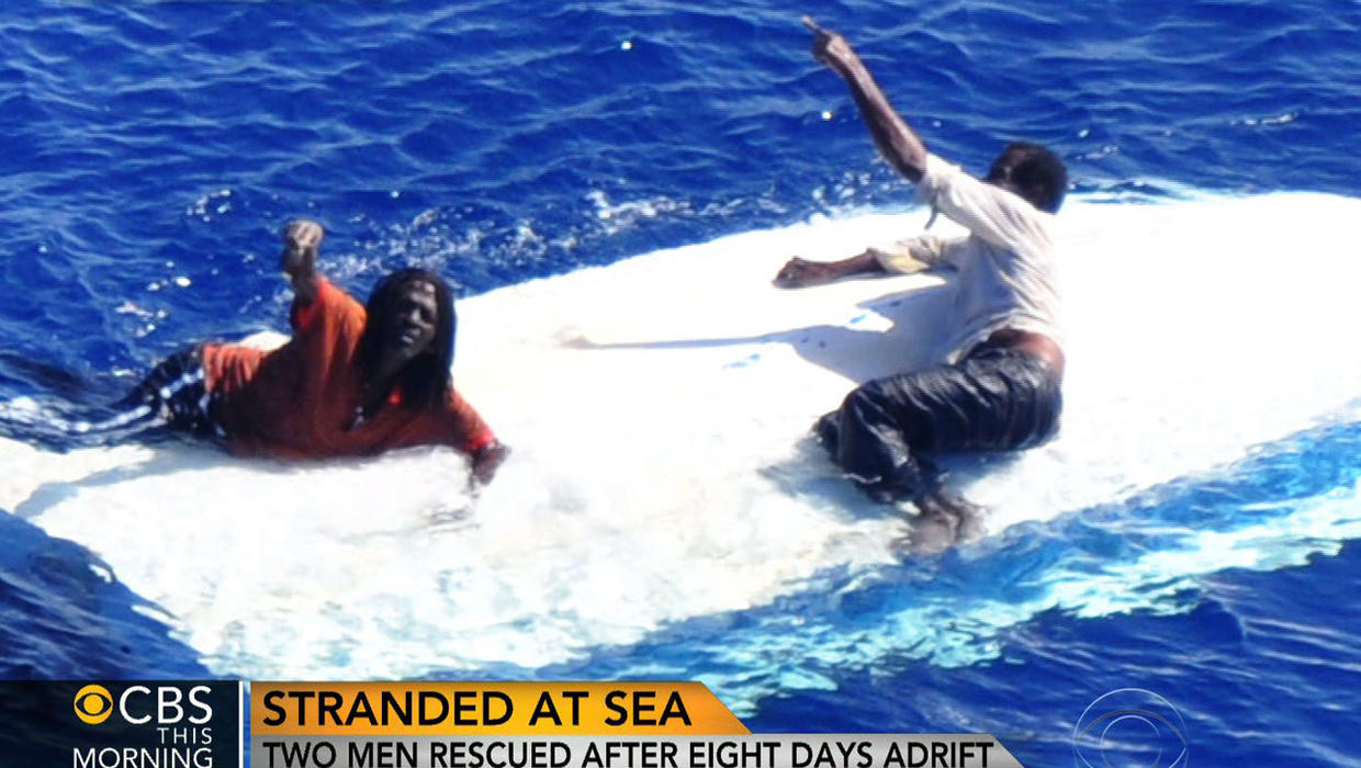 Amazing Survival At Sea 2 Men Cling To Capsized Boat For More Than A