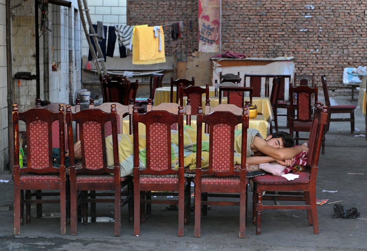 Nap time in China CBS News