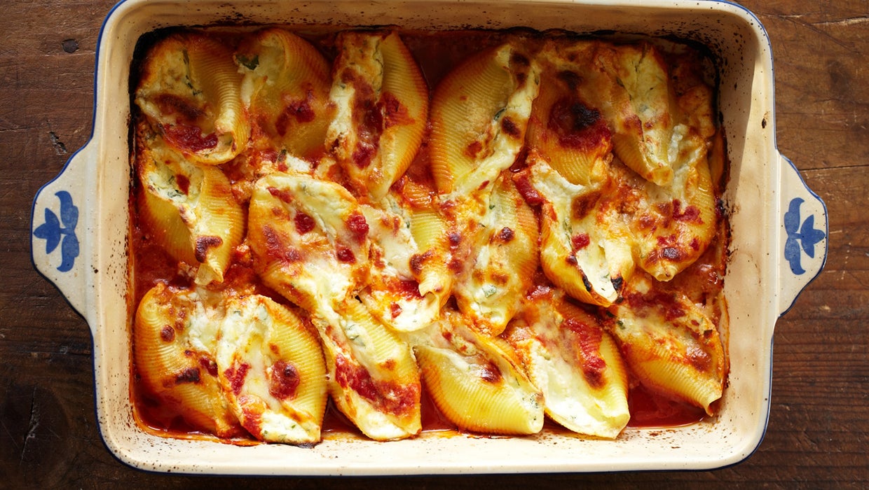 Recipe Baked Stuffed Shells CBS News