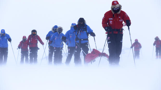 Walking with the Wounded in Antarctica 