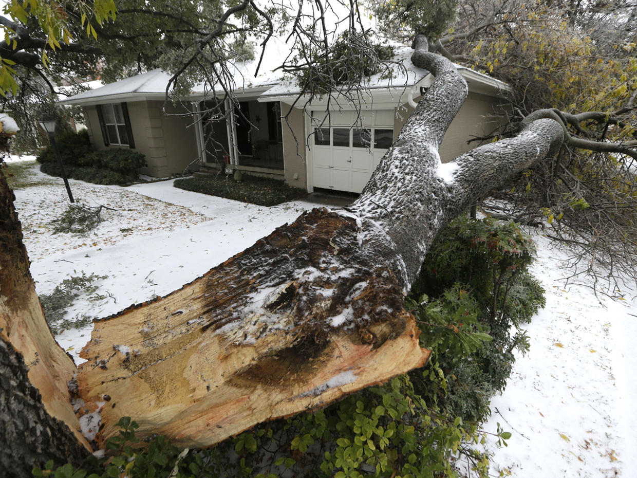 Plano, Texas Ice storm freezes Texas, South CBS News