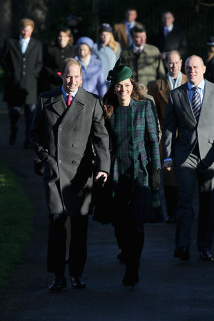 Royals arrive for Christmas Day service - Britain's royals celebrate ...