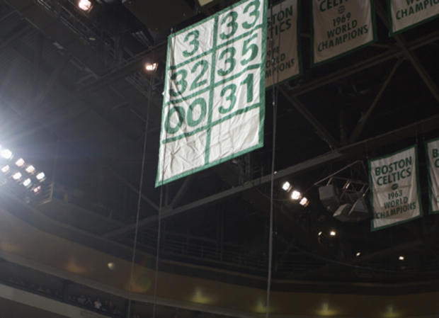 Celtics Retired Numbers 
