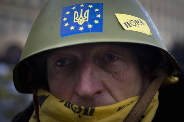 Ukrainian protestors 