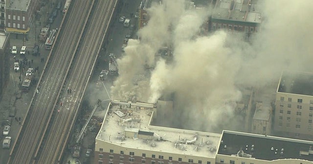 Explosion and buildings collapse in New York City CBS News