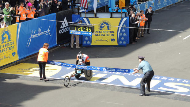 Boston Marathon 2014 Ernst Van Dyk 