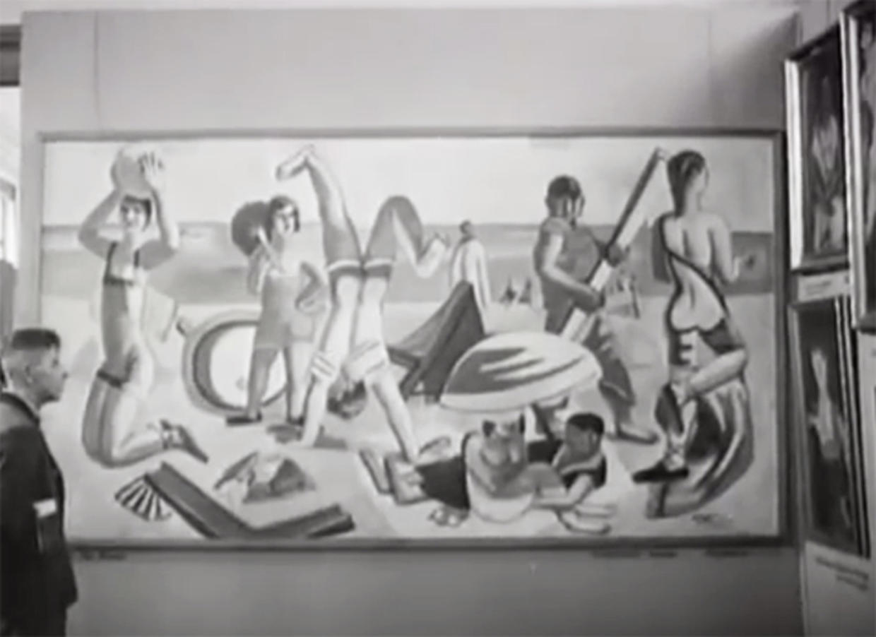 Выставка дегенеративного искусства в Мюнхене 1937 Кандинский