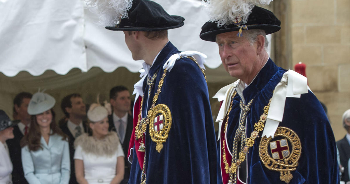 Britain's royals all decked out for Order of the Garter ceremony CBS News