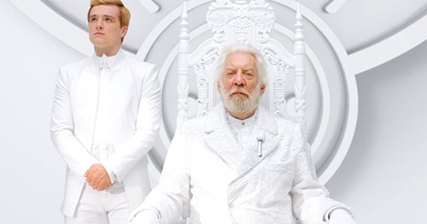 "The Hunger Games Mockingjay Part 1" teaser President Snow