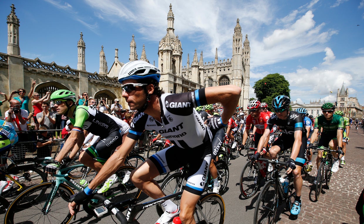 Tour de France rides across England - CBS News
