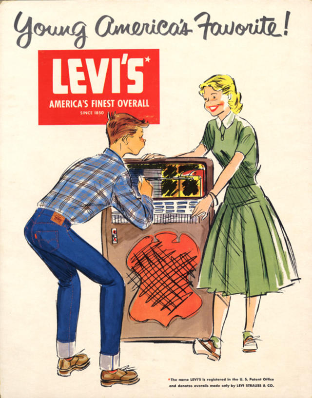 vintage levis ads