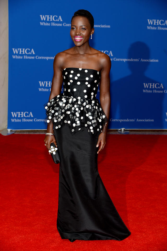 Lupita Nyongo Oscar De La Renta 1932 2014 Pictures