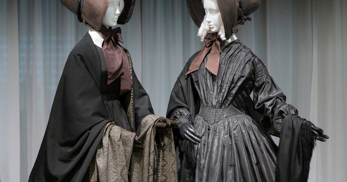 Basic black The fashion of mourning attire CBS News