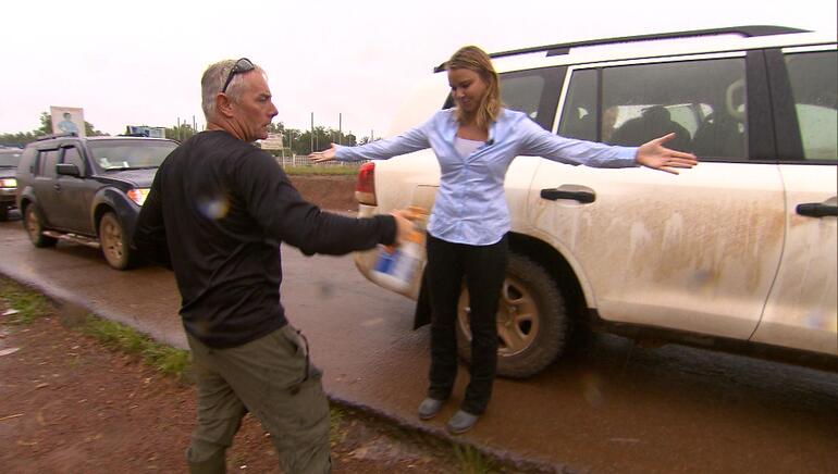 Lara Logan in Liberia