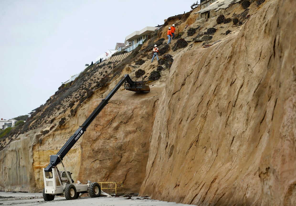 Heavy rain brings flooding, landslides to California CBS News
