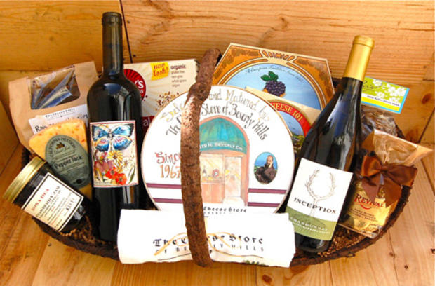 The Cheese Shop of Beverly Hills gift basket 